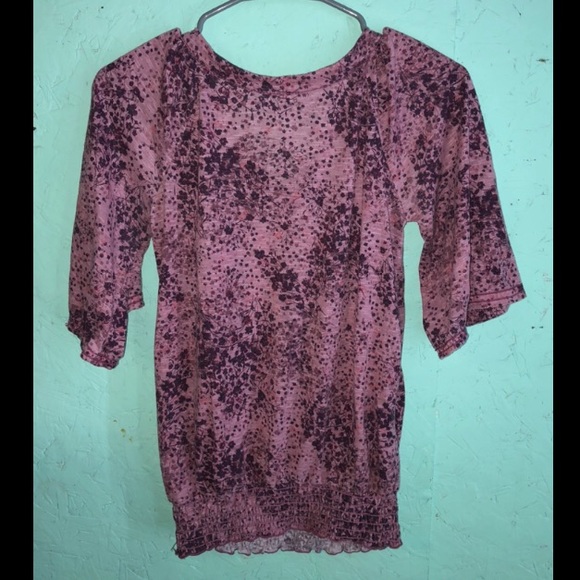 Mudd Pink Half Sleeve Top - Picture 6 of 6